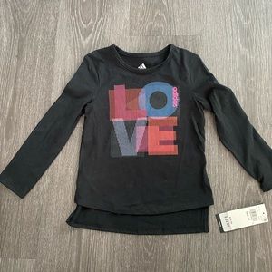 Adidas girl long sleeve shirt